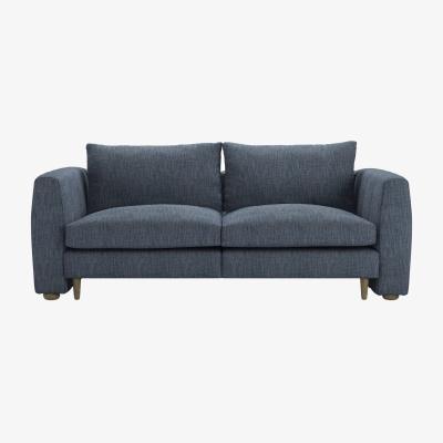 Sofa.com Tiffany Slim 2.5 Seat Sofa in Azure Florence Textured Weave