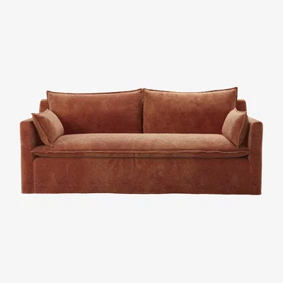 Sofa.com Anders 3 Seat Sofa in Pomegranate Bubble Velvet