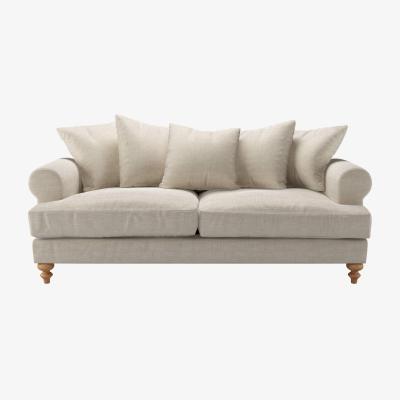 Sofa.com Teddy 3 Seat Sofa in Jasmine Silky Jacquard Weave