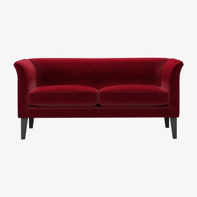 Sofa.com Fingal 2 Seat Sofa in Malbec Cotton Matt Velvet