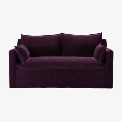 Sofa.com Anders 2 Seat Sofa in Damson Smart Velvet