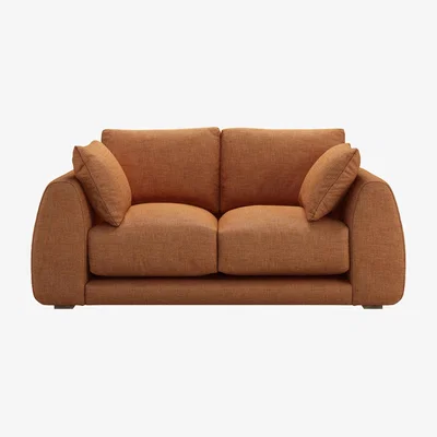Sofa.com Carmel 2.5 Seat Sofa in Terracotta Florence Textured Weave