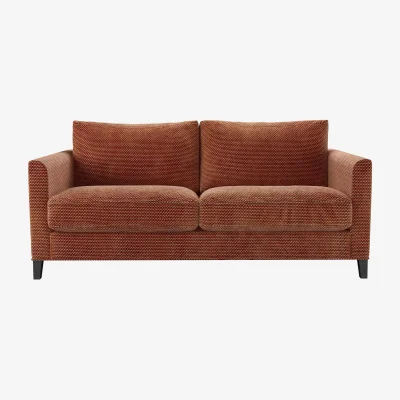 Sofa.com Izzy 2.5 Seat Sofa (breaks down) in Pomegranate Bubble Velvet