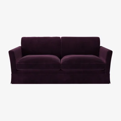 Sofa.com Otto 2.5 Seat Sofa in Damson Smart Velvet