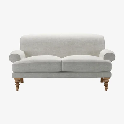 Sofa.com Saturday 2 Seat Sofa (breaks down) in Fog Aquaclean Clever Chenille