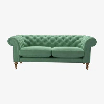Sofa.com Oscar 3 Seat Sofa in Celadon Easy Cotton