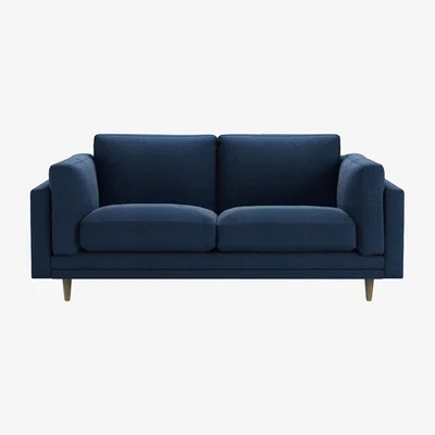 Sofa.com Marco 2 Seat Sofa in Washed Indigo Easy Cotton