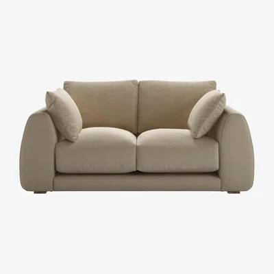 Sofa.com Carmel 2.5 Seat Sofa in Pennine Stone Organic Smart Cotton