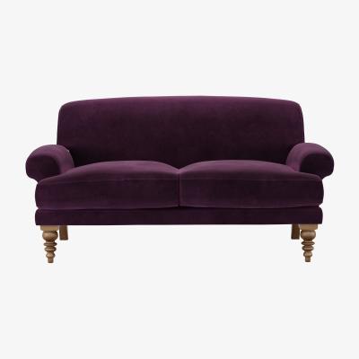 Sofa.com Saturday 2 Seat Sofa (breaks down) in Damson Smart Velvet