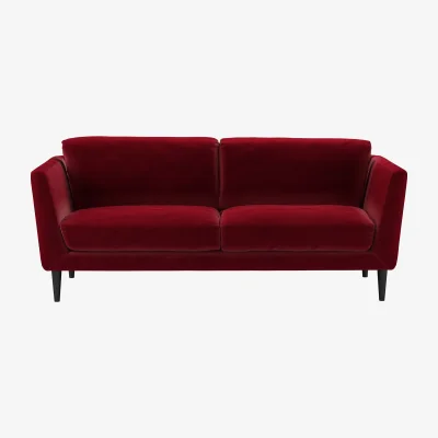Sofa.com Holly 2.5 Seat Sofa in Malbec Cotton Matt Velvet