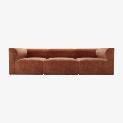 Sofa.com Cohen 3 Seat Sofa in Pomegranate Bubble Velvet