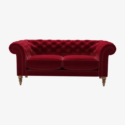Sofa.com Oscar 2.5 Seat Sofa in Malbec Cotton Matt Velvet