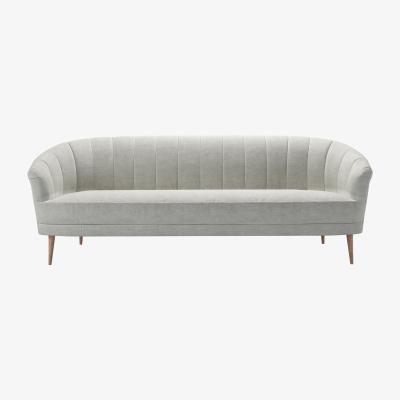 Sofa.com Harper 3 Seat Sofa in Fog Aquaclean Clever Chenille