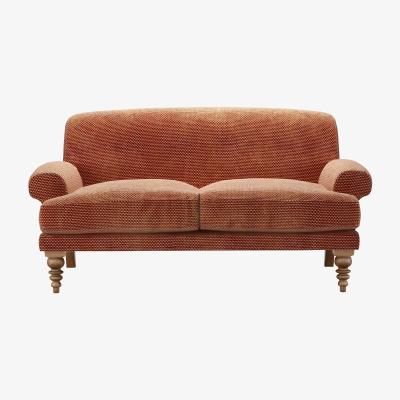 Sofa.com Saturday 2 Seat Sofa in Pomegranate Bubble Velvet