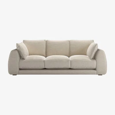 Sofa.com Carmel 3 Seat Sofa in Jasmine Silky Jacquard Weave