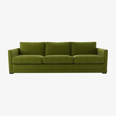 Sofa.com Aissa 4 Seat Sofa in Vine Leaf Organic Smart Cotton