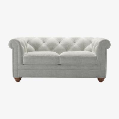 Sofa.com Patrick 2 Seat Sofa in Fog Aquaclean Clever Chenille
