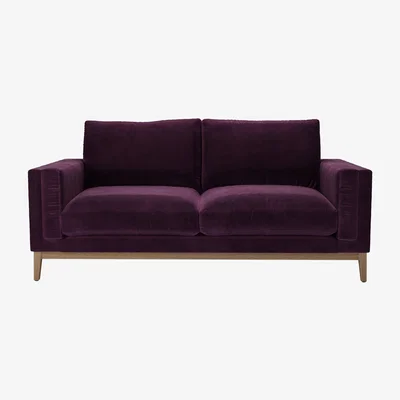Sofa.com Costello  2.5 Seat Sofa in Damson Smart Velvet