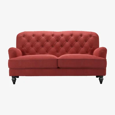 Sofa.com Snowdrop Button Back 2.5 Seat Sofa (breaks down) in Indian Summer Easy Cotton