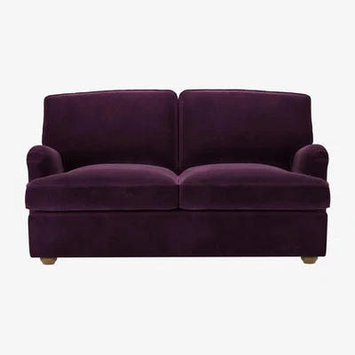 Sofa.com Bluebell 2 Seat Premium Comfort Sofa bed in Damson Smart Velvet