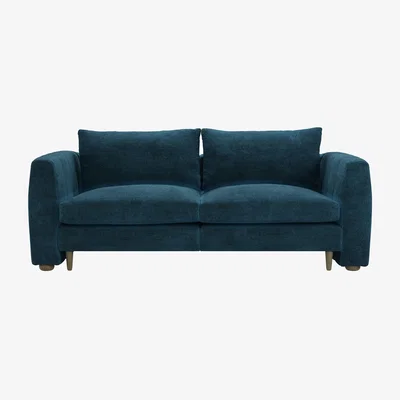 Sofa.com Tiffany Slim 2.5 Seat Sofa in Mineral Mist Speckled Chenille