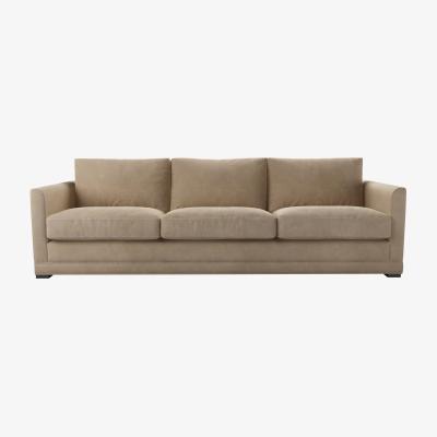 Sofa.com Aissa 4 Seat Sofa in Fawn Aquaclean Clever Velvet