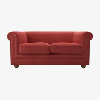 Sofa.com Patrick Unbuttoned 2 Seat Sofa in Indian Summer Easy Cotton