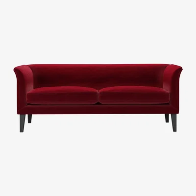 Sofa.com Fingal 2.5 Seat Sofa in Malbec Cotton Matt Velvet