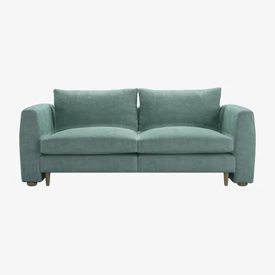 Sofa.com Tiffany Slim 2.5 Seat Sofa in Sea Spray Aquaclean Clever Chenille