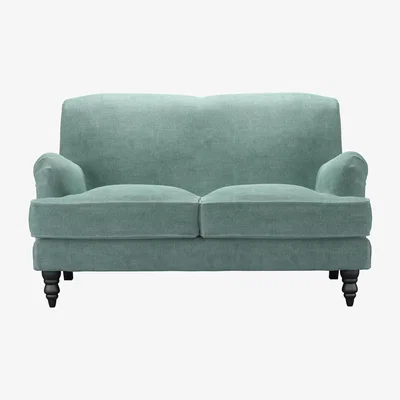 Sofa.com Snowdrop 2 Seat Sofa (breaks down) in Sea Spray Aquaclean Clever Chenille