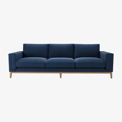 Sofa.com Costello 4 Seat Sofa in Washed Indigo Easy Cotton
