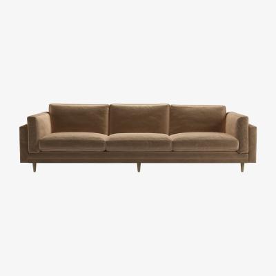 Sofa.com Marco 4 Seat Sofa in Spiced Latte Cotton Matt Velvet