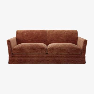 Sofa.com Otto 3 Seat Sofa in Pomegranate Bubble Velvet