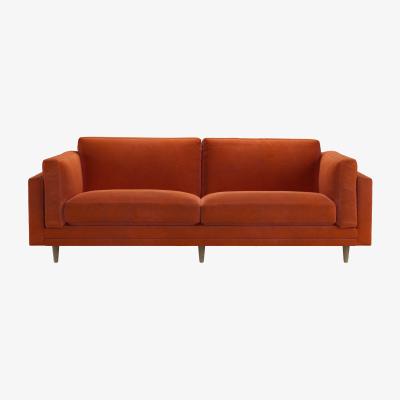 Sofa.com Marco 3 Seat Sofa in Moroccan Spice Smart Velvet