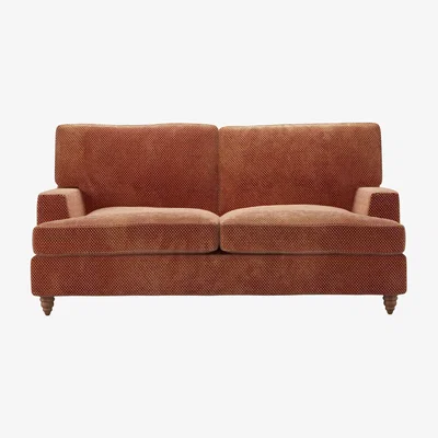 Sofa.com Isla 2 Seat Sofa bed in Pomegranate Bubble Velvet