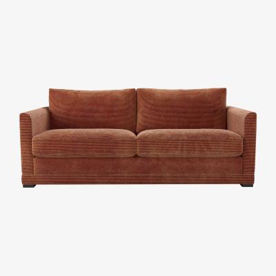 Sofa.com Aissa 3 Seat Sofa in Pomegranate Bubble Velvet