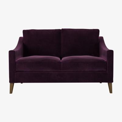 Sofa.com Iggy 2 Seat Sofa in Damson Smart Velvet