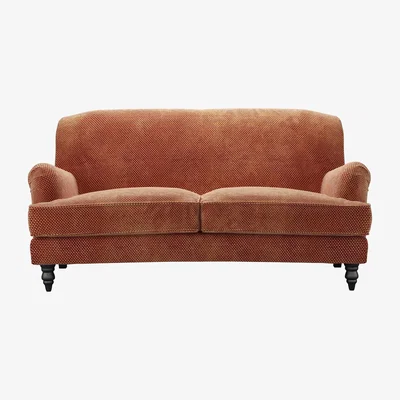 Sofa.com Snowdrop 2.5 Seat Sofa in Pomegranate Bubble Velvet