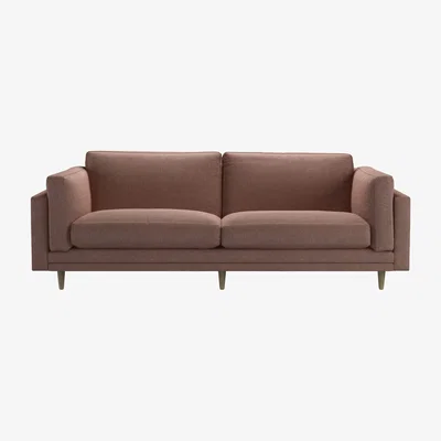Sofa.com Marco 3 Seat Sofa in Pinot Noir Norfolk Cotton
