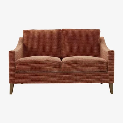 Sofa.com Iggy 2 Seat Sofa (breaks down) in Pomegranate Bubble Velvet