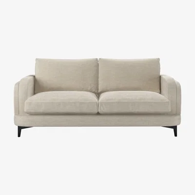 Sofa.com Boston Curved Arm 2.5 Seat Sofa in Jasmine Silky Jacquard Weave