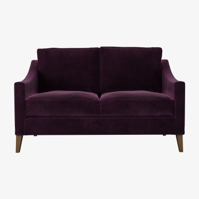 Sofa.com Iggy 2 Seat Sofa (breaks down) in Damson Smart Velvet