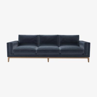 Sofa.com Costello 4 Seat Sofa in Skyfall Cotton Matt Velvet