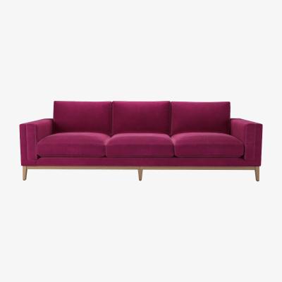 Sofa.com Costello 4 Seat Sofa in Persian Rose Smart Velvet