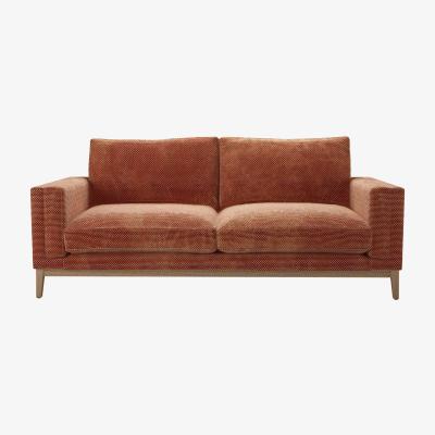 Sofa.com Costello 3 Seat Sofa in Pomegranate Bubble Velvet