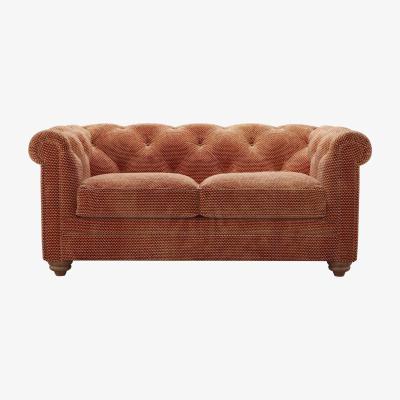 Sofa.com Patrick 2 Seat Sofa in Pomegranate Bubble Velvet