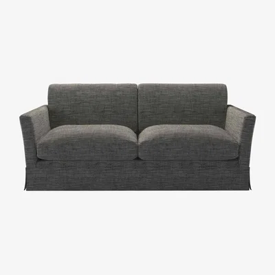 Sofa.com Otto 2.5 Seat Sofa bed in Liquorice Baylee Multi-Tone Viscose Linen