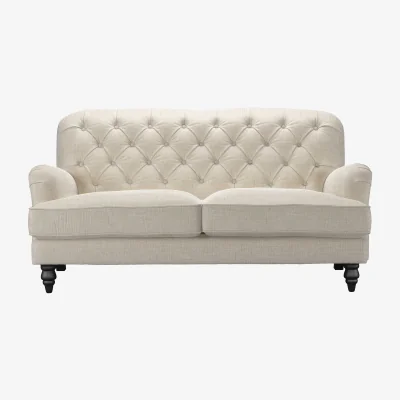 Sofa.com Snowdrop Button Back 2.5 Seat Sofa (breaks down) in Jasmine Silky Jacquard Weave