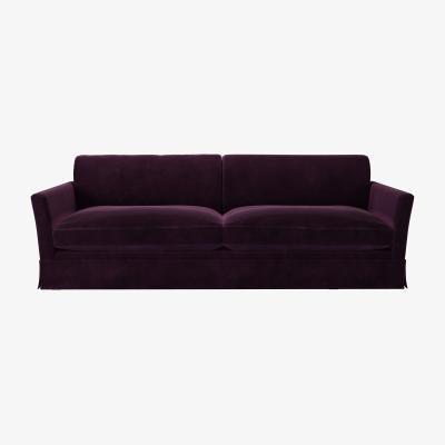 Sofa.com Otto 4 Seat Sofa in Damson Smart Velvet