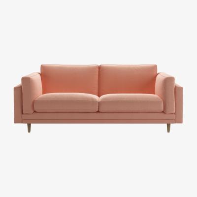 Sofa.com Marco 2.5 Seat Sofa in Sakura Pink Organic Smart Cotton
